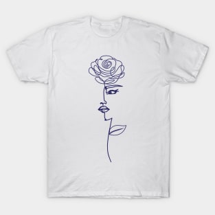 Botanical Woman Line T-Shirt